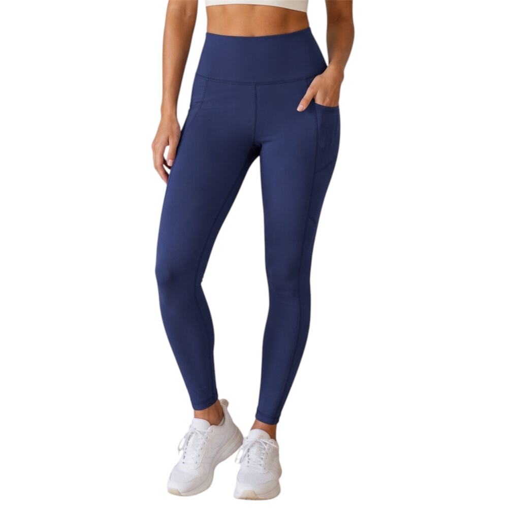 American Eagle Everything Pocket Legging Navy Blue Activewear Sz Medium Gym